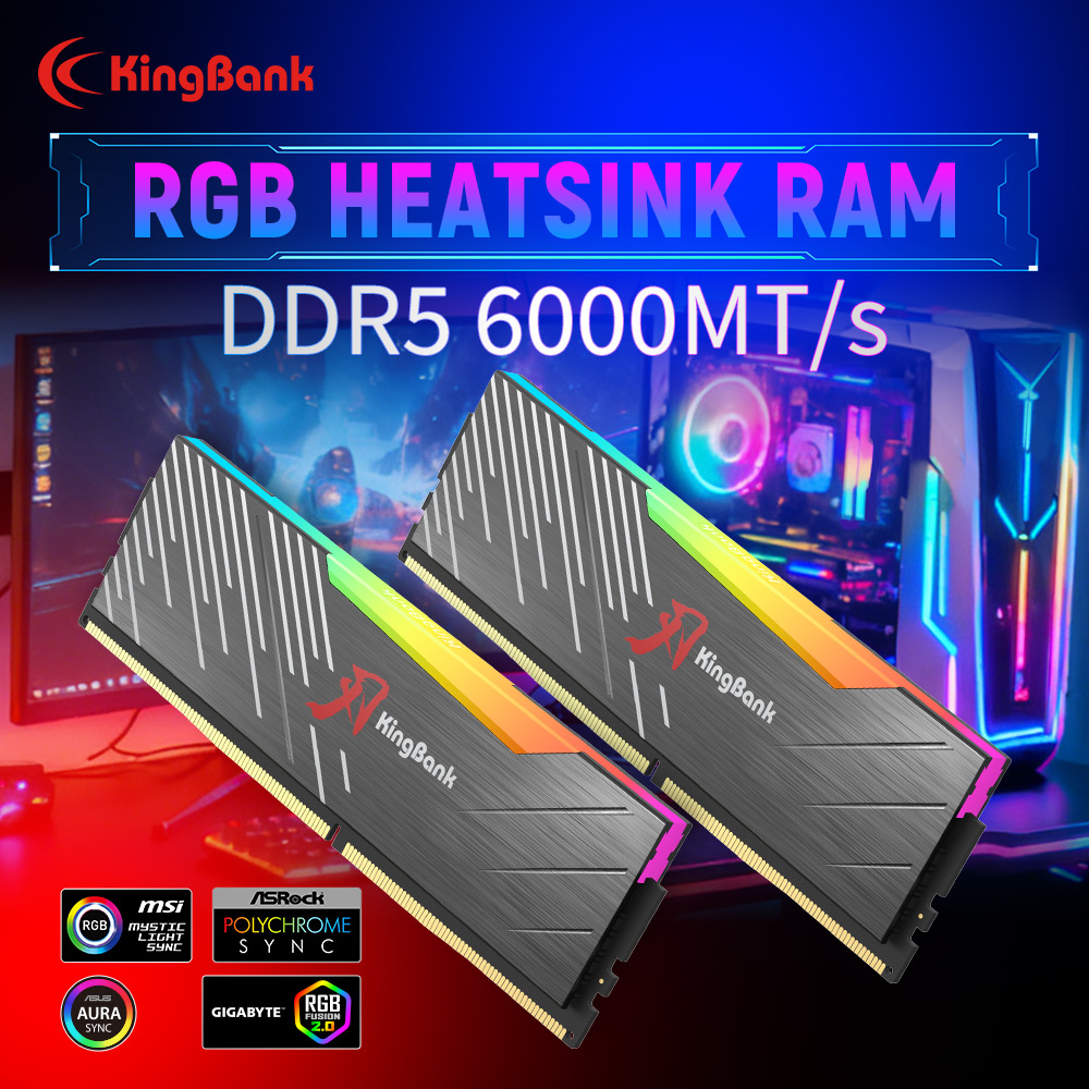Ddr5 Kit - Memória KingBank KRRB DDR5 RGB SoarBlade