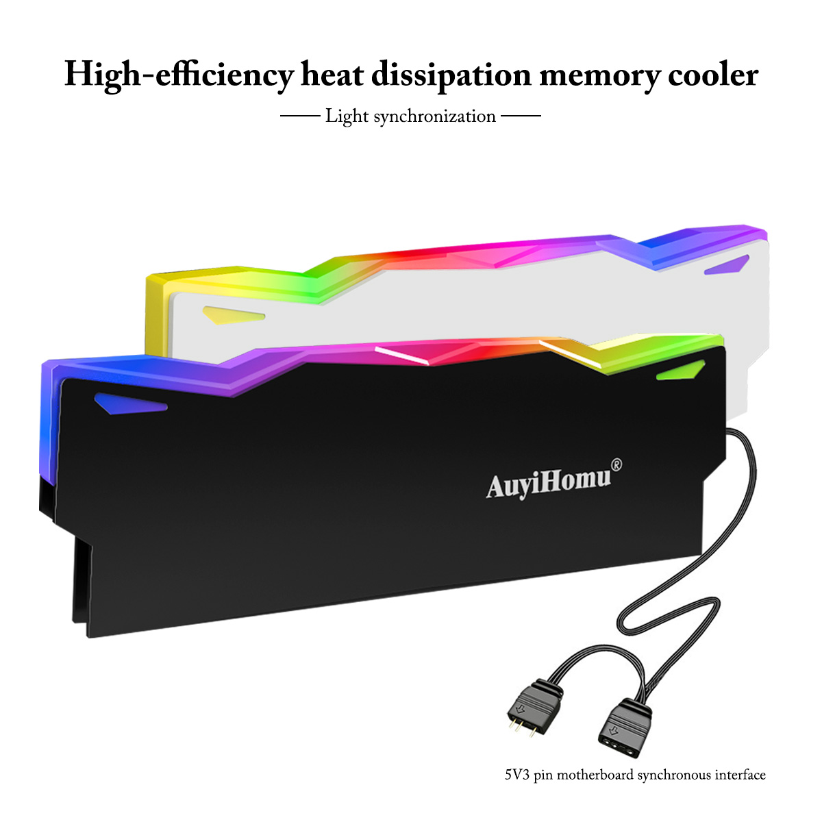 Ddr5 Ram - AuyiHomu Dissipador de Calor RGB, Cooler