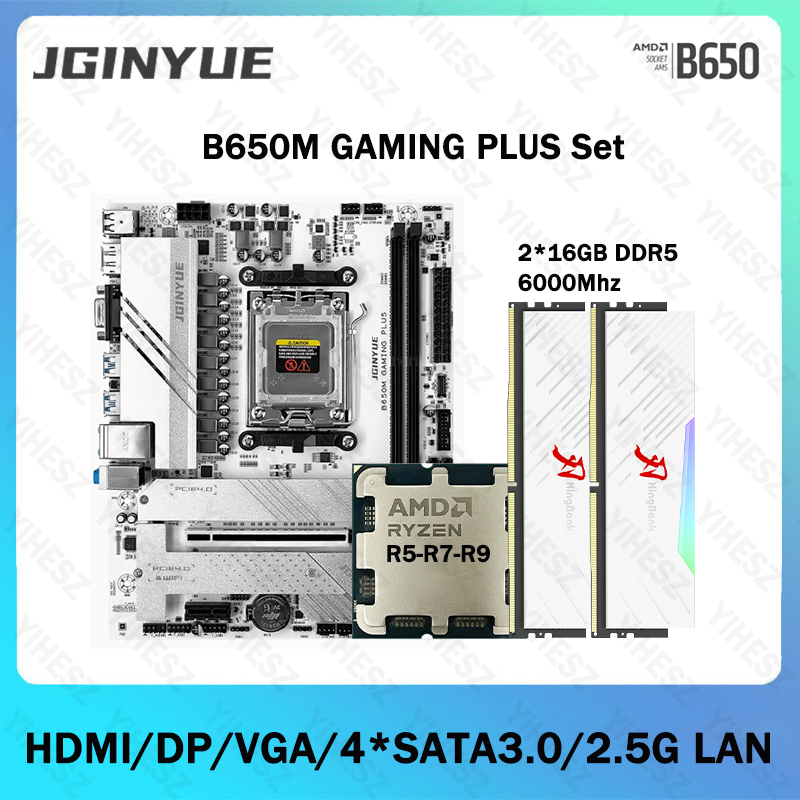 B650 diy kit placa-mãe do comp - Ddr5 16Gb 6000Mhz avaliação e preço