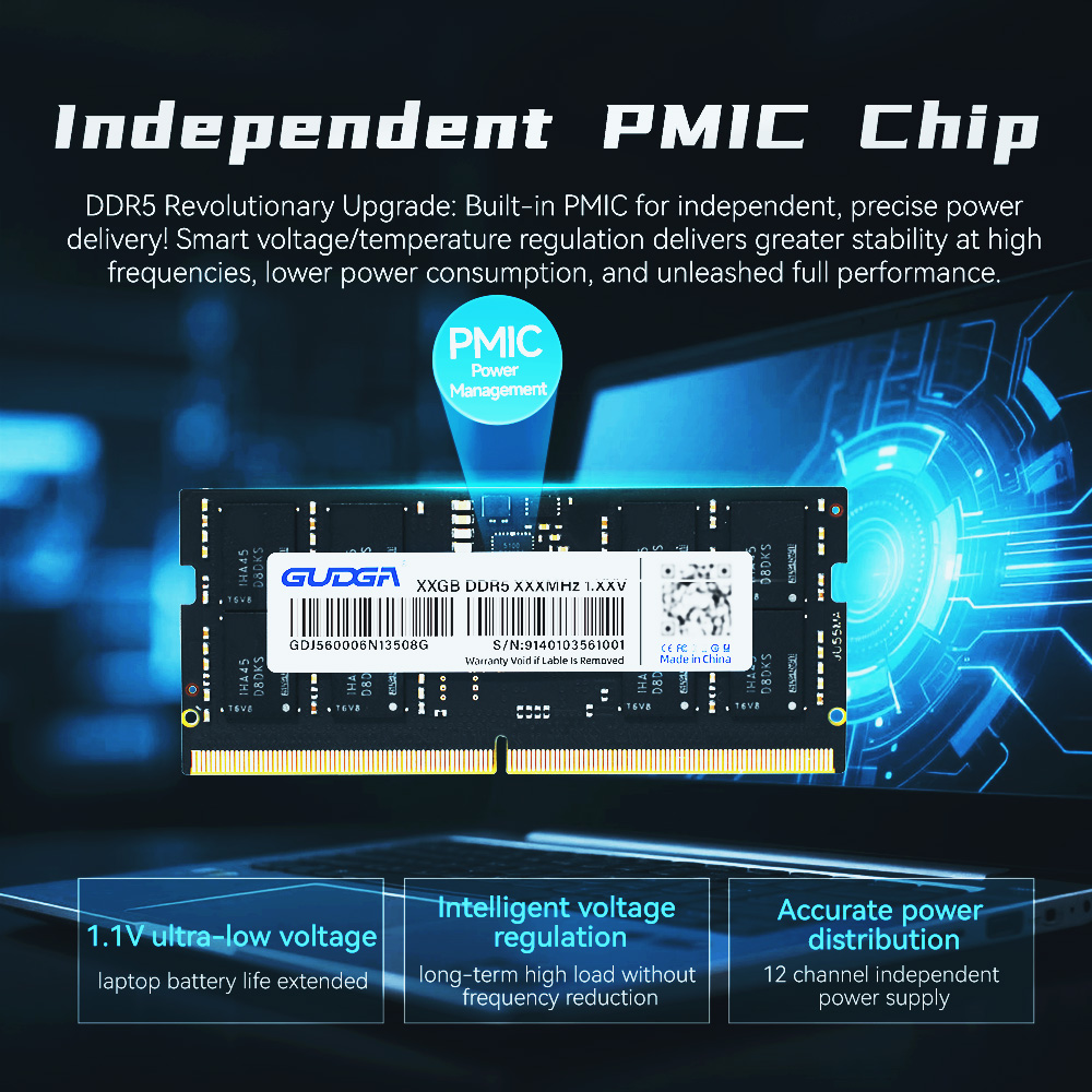 Memória GUDGA DDR5 RAM 8GB 16G - Ddr5 Kit avaliação e preço