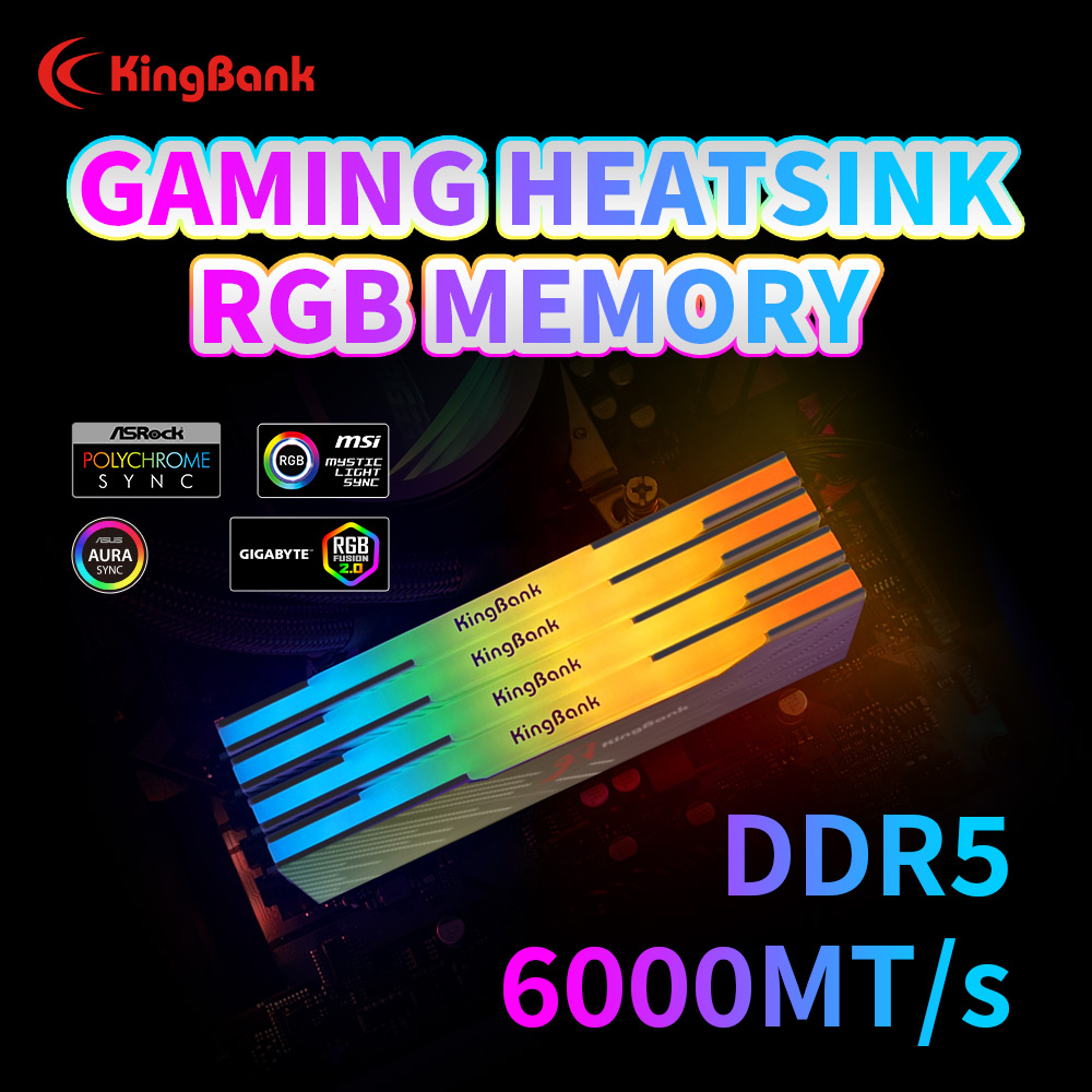 Memória KingBank KRRB DDR5 RGB - Ddr5 Kit avaliação e preço