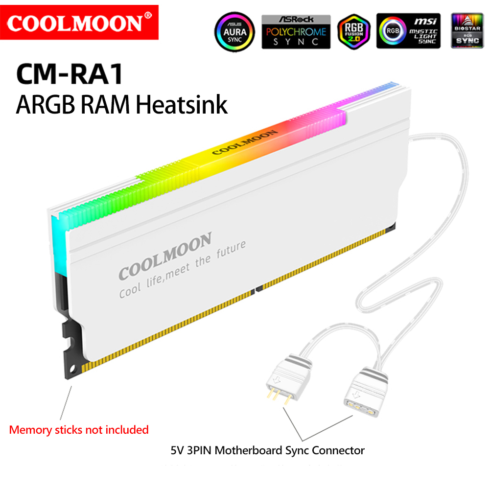 COOLMOON Dissipador de Calor A - Ddr5 Ram avaliação e preço